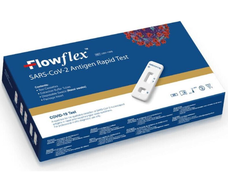 FLOWFLEX SARS-CoV-2 Rapid Antigen zelftest (verpakt per stuk)
